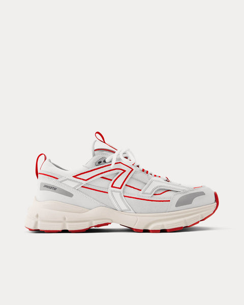 Marathon R-Trail White / Red Low Top Sneakers