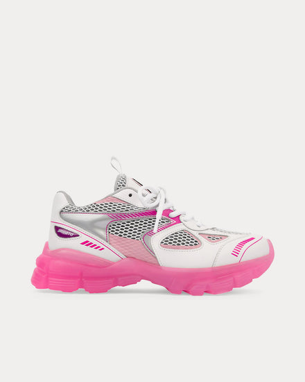 Axel Arigato Marathon Runner White / Pink Low Top Sneakers - 1