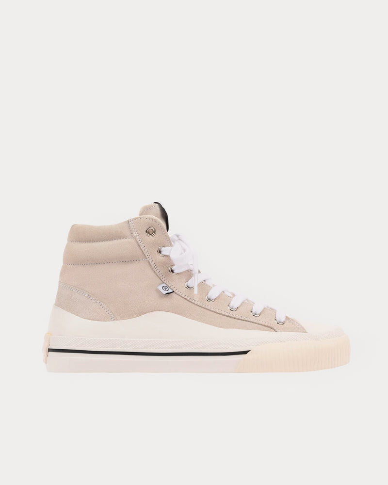 Axel Arigato Women's Midnight Suede Pale Beige High Top Sneakers