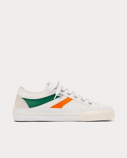 Axel Arigato Midnight Low Stripe White / Green / Orange Low Top Sneakers - 1