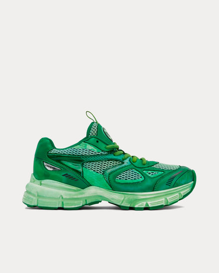Axel Arigato Marathon Dip-Dye Green Low Top Sneakers - 1