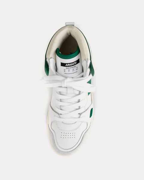 A-Dice Hi White / Kale Green High Top Sneakers