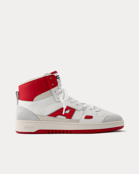 A-Dice Hi White / Red High Top Sneakers