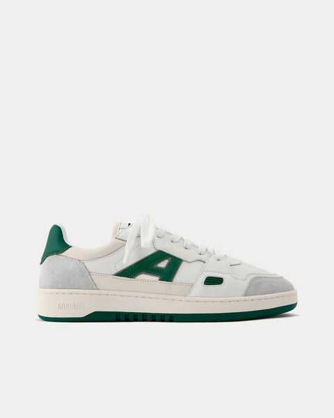 A-Dice Lo White / Kale Green Low Top Sneakers