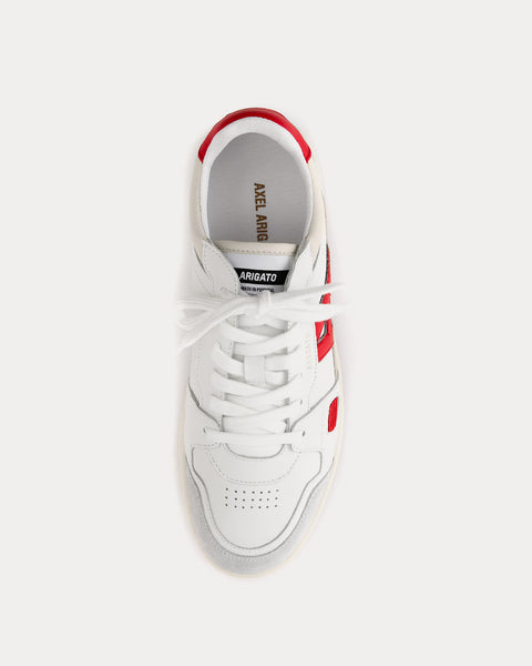 A-Dice Lo White / Red Low Top Sneakers