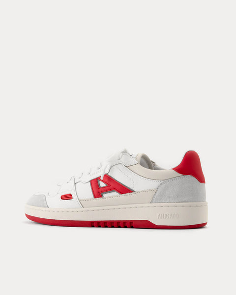 A-Dice Lo White / Red Low Top Sneakers