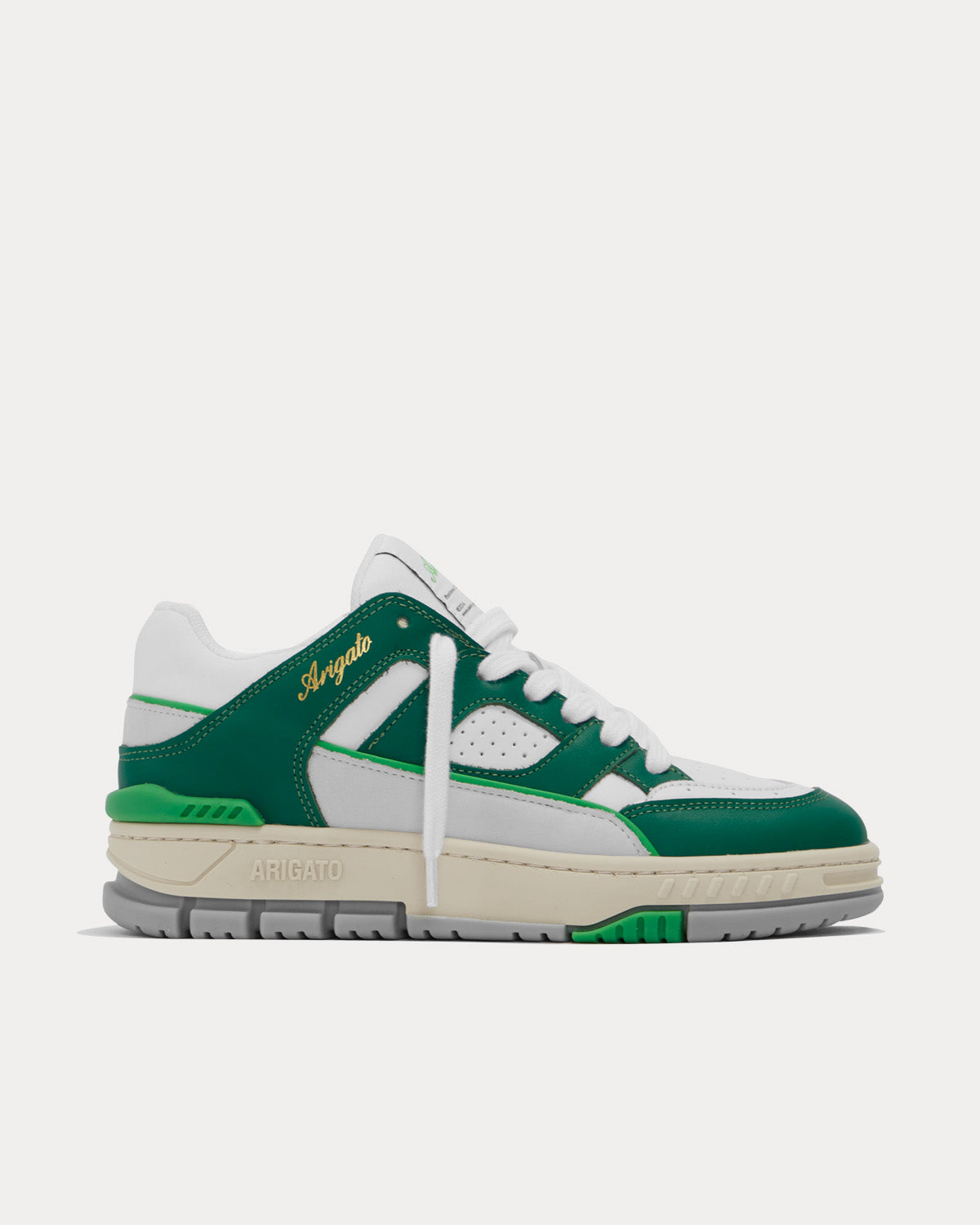 Axel Arigato Men's Area Lo Green / White Low Top Sneakers