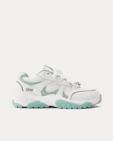 Axel Arigato Catfish Lo White / Dusty Mint Low Top Sneakers - 1