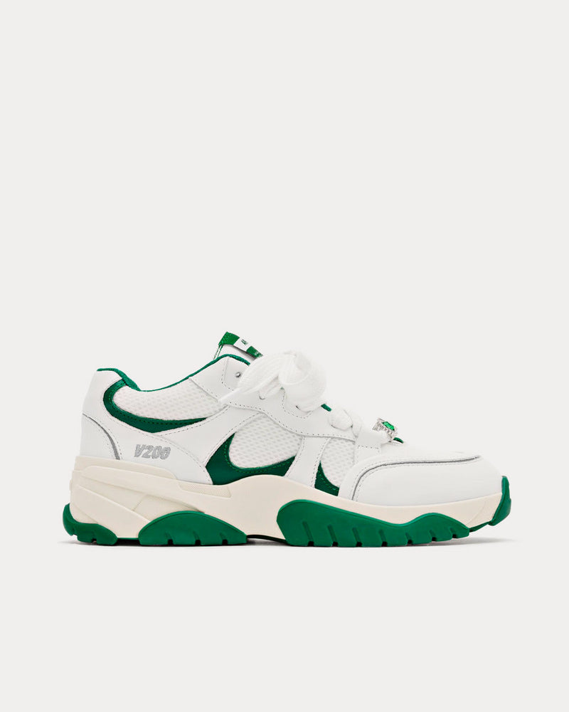 Axel Arigato Catfish Lo White / Green Low Top Sneakers - 1