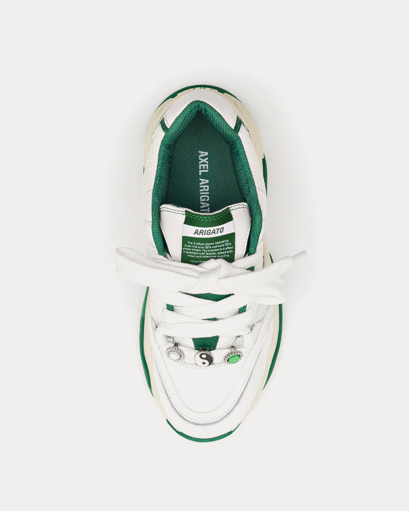 Axel Arigato Catfish Lo White / Green Low Top Sneakers - 2