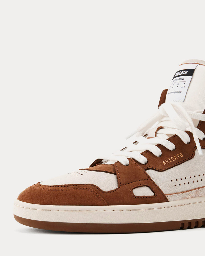 Axel Arigato Dice Hi Beige / Brown High Top Sneakers - 5