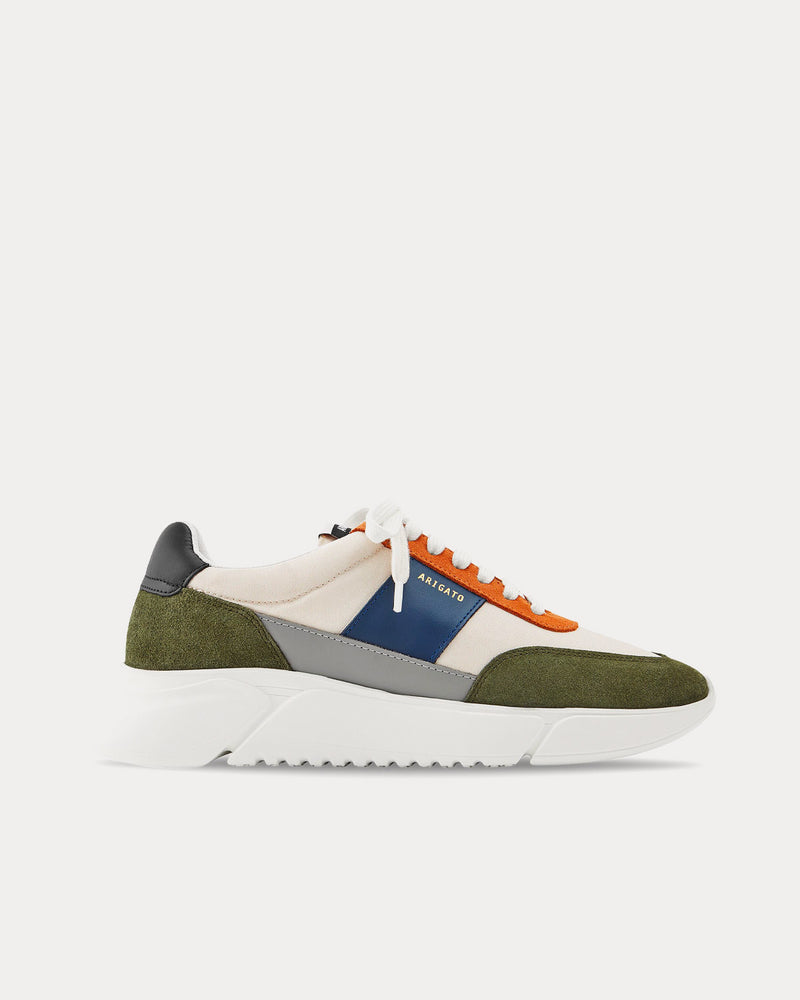 Axel Arigato Genesis Vintage Runner Cremino / Green / Blue Low Top Sneakers - 1