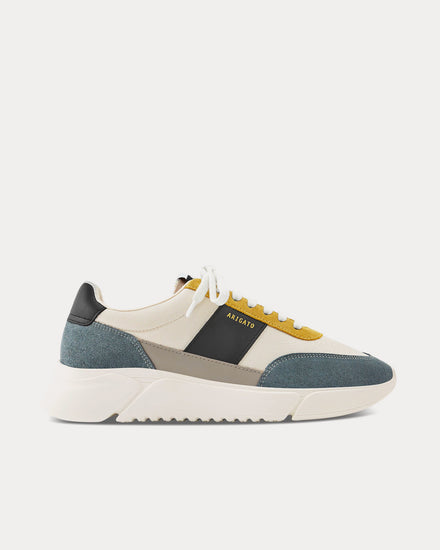 Axel Arigato Genesis Vintage Runner Beige / Grey / Yellow Low Top Sneakers - 1