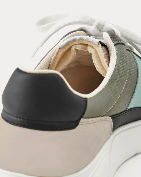 Genesis Vintage Runner Beige / Sage Low Top Sneakers