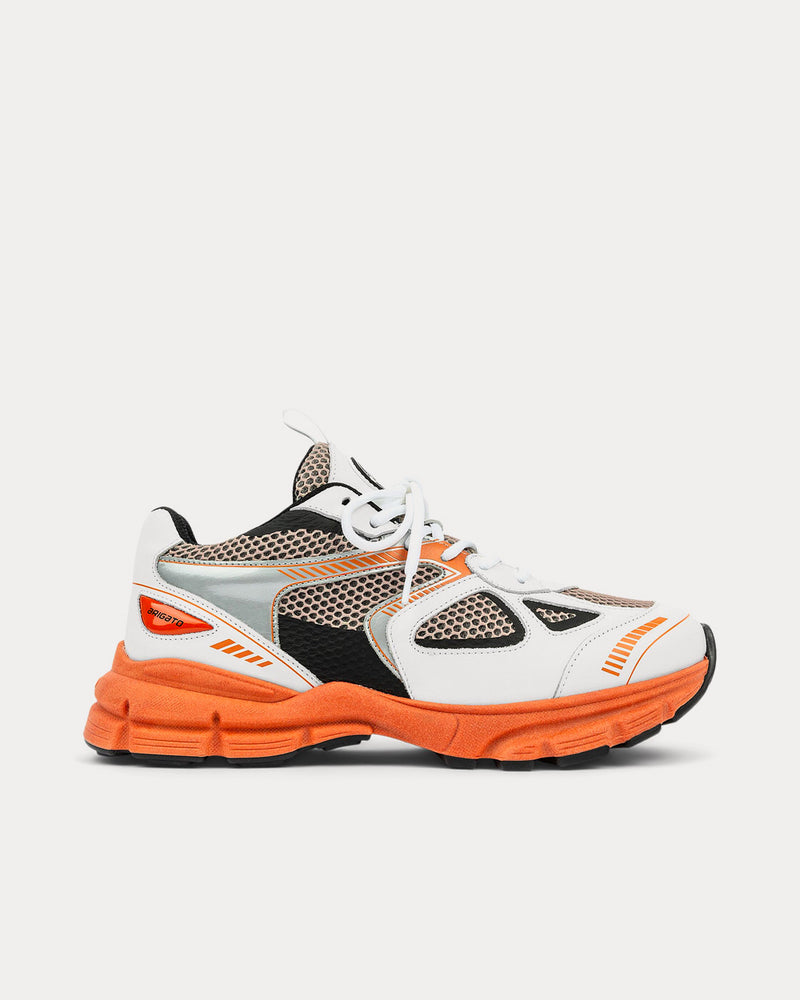 Axel Arigato Men's Marathon Runner White / Orange Low Top Axel Arigato Men's Marathon Runner White / Orange Low Top