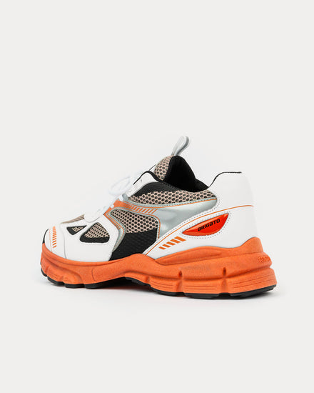 AXEL ARIGATO MARATHON RUNNER スニーカー白/橙 41 Axel Arigato Marathon Runner Panelled Sneakers | White