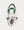 Dice Hi White / Kale Green High Top Sneakers