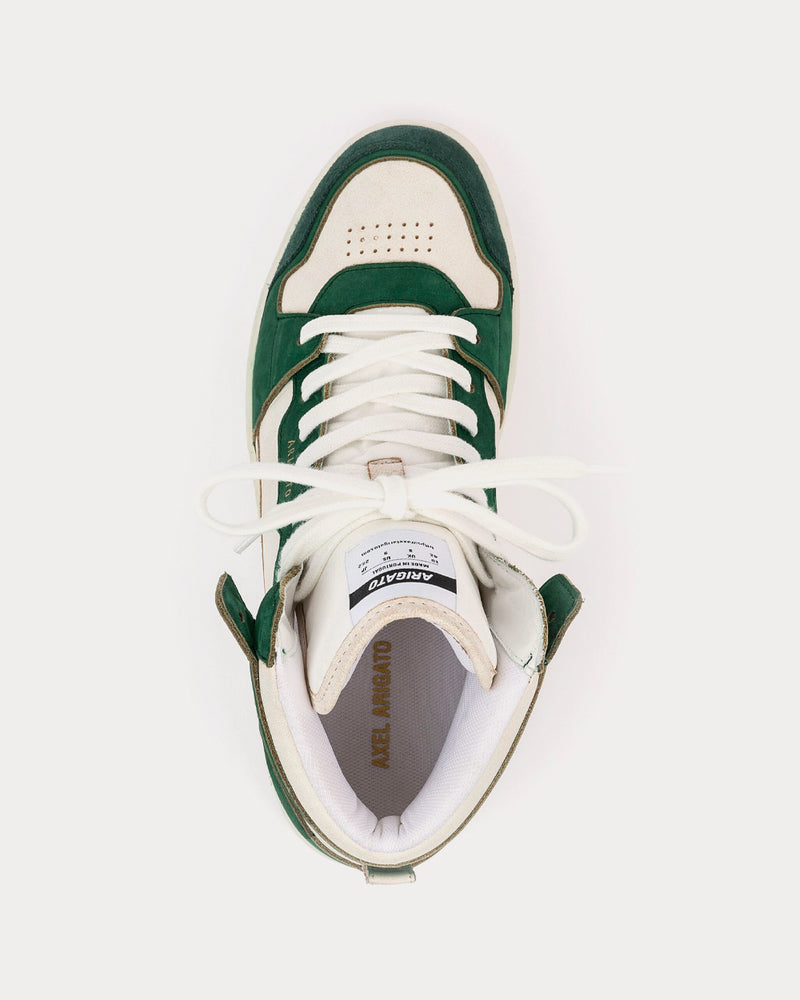 Axel Arigato Dice Hi White / Kale Green High Top Sneakers - 2