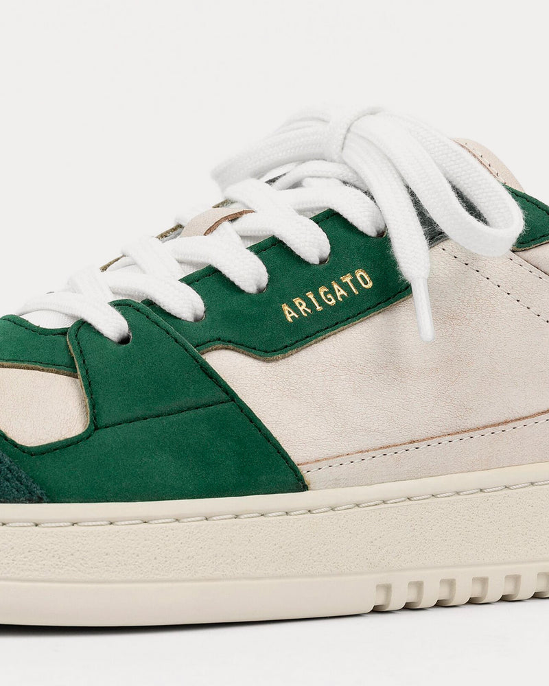 Axel Arigato Dice Lo White / Kale Green Low Top Sneakers - 5