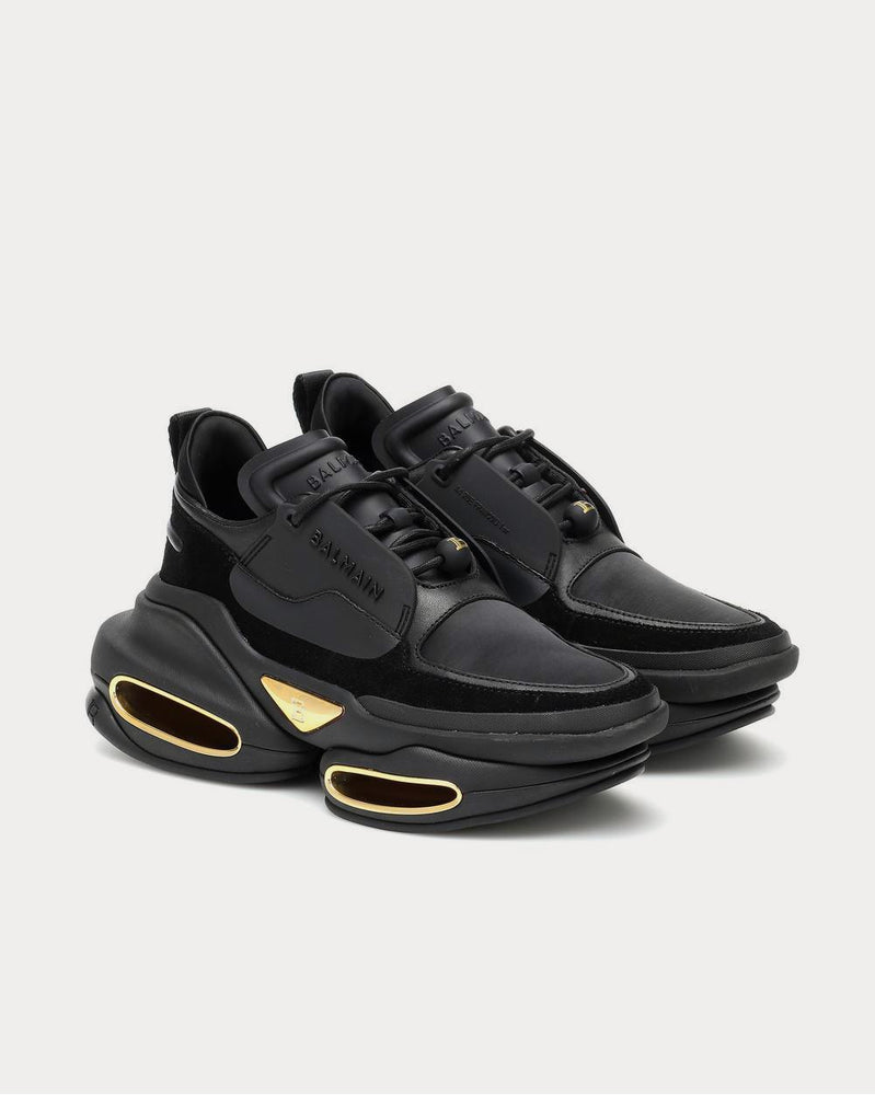 Balmain BBold leather Noir Low Top Sneakers - 2