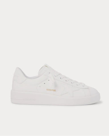 Golden Goose Purestar Leather  White low top sneakers
