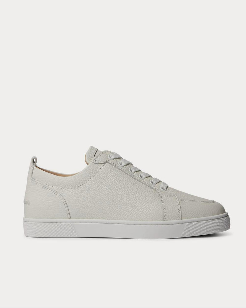 Christian Louboutin Rantulow Full-Grain Leather  Off-white low top sneakers - 1