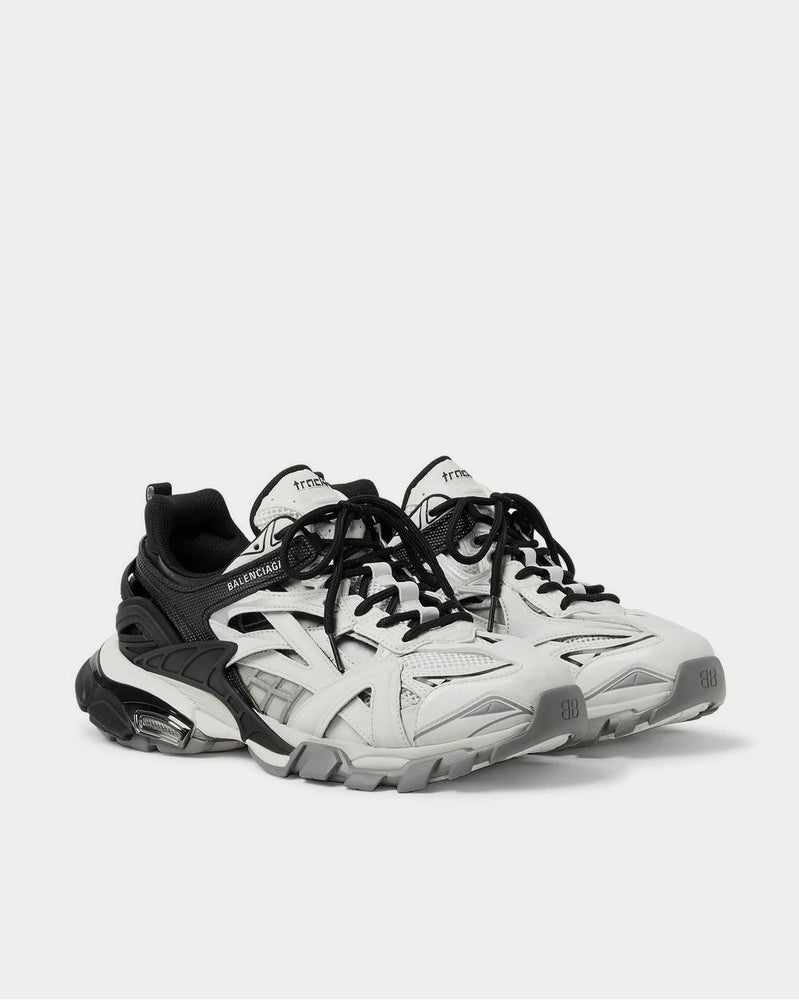 Balenciaga Track.2 Nylon, Mesh and Rubber  Black low top sneakers - 2