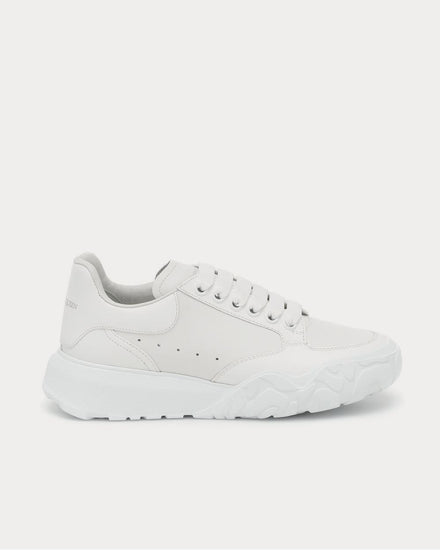 McQueen Court leather White Low Top Sneakers - 1