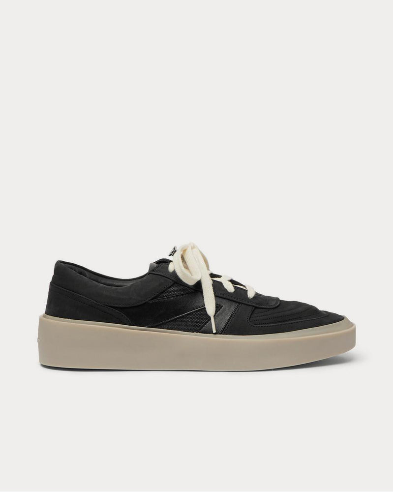 Fear of God Leather, Nubuck and Mesh  Black low top sneakers - 1