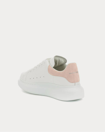 McQueen Leather White Low Top Sneakers - 3