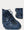Track Nylon, Mesh and Rubber  Navy low top sneakers