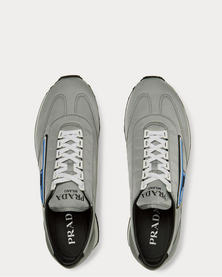 Prada Milano 70 Rubber-Trimmed Nylon  Gray low top sneakers - 6