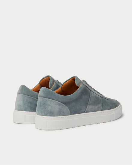 Mr P. Larry Suede  Blue low top sneakers - 4