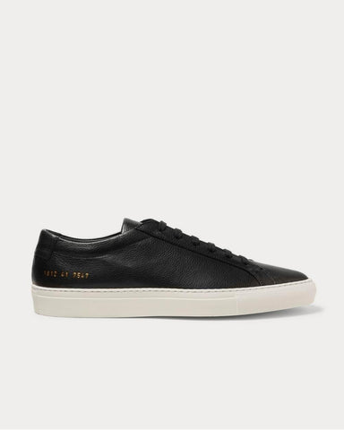 Common Projects Original Achilles Full-Grain Leather  Black low top sneakers