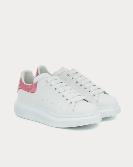 McQueen Leather White Low Top Sneakers - 2