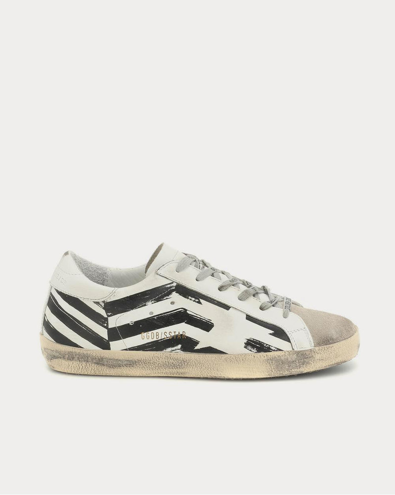 Golden Goose Superstar leather White Flag Low Top Sneakers - 1