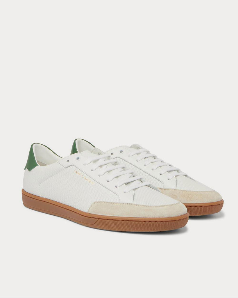 court classic sl/10 sneakers in perforated leather and suede