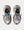 3XL Worn-Out Mesh & Polyurethane Grey / White / Blue Low Top Sneakers