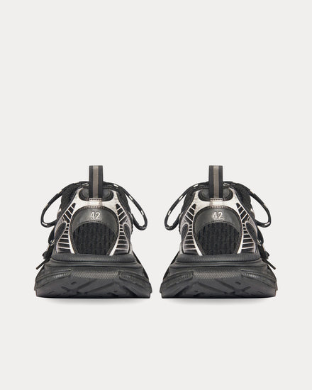 Balenciaga 3XL Mesh & Polyurethane Black Low Top Sneakers - 4