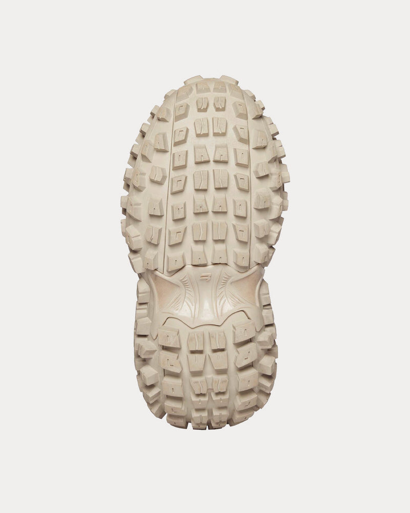 Balenciaga Bouncer Mesh & Nylon Beige Low Top Sneakers - 5