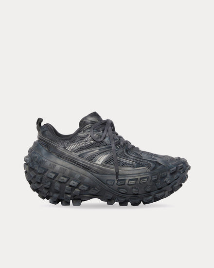 Balenciaga Bouncer Mesh & Nylon Black Low Top Sneakers - 1