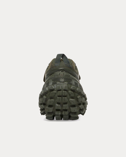 Balenciaga Bouncer Mesh & Nylon Dark Green Low Top Sneakers - 4