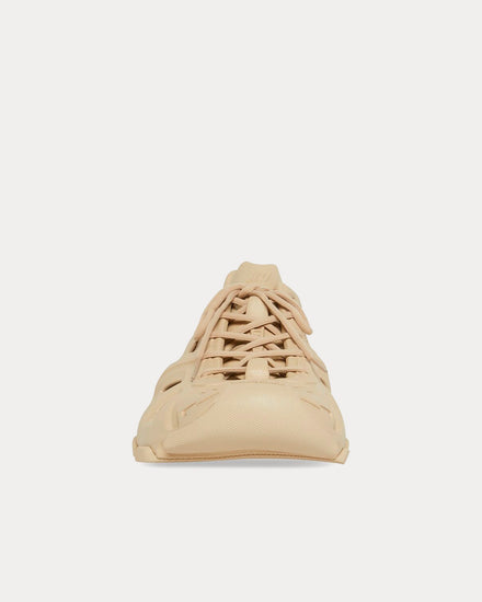 Balenciaga HD Lace-Up Rubber Nude Low Top Sneakers - 3