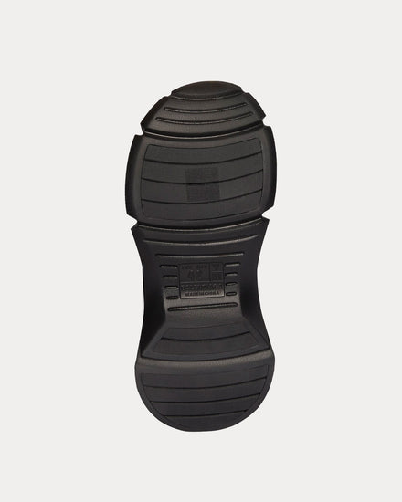 Balenciaga Mold Closed Rubber Black Slip Ons - 5