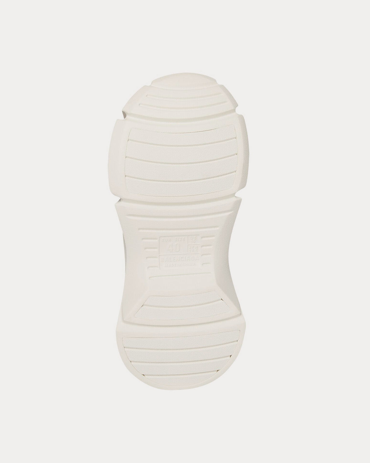Balenciaga - Mold Closed Rubber Off-White Slip Ons