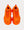 Triple S Clear Sole Orange Low Top Sneakers