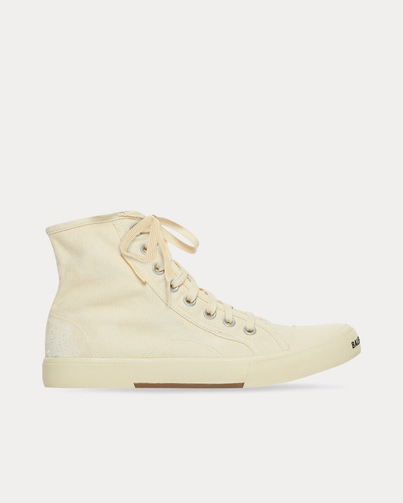 Balenciaga Paris White High Top Sneakers - 1