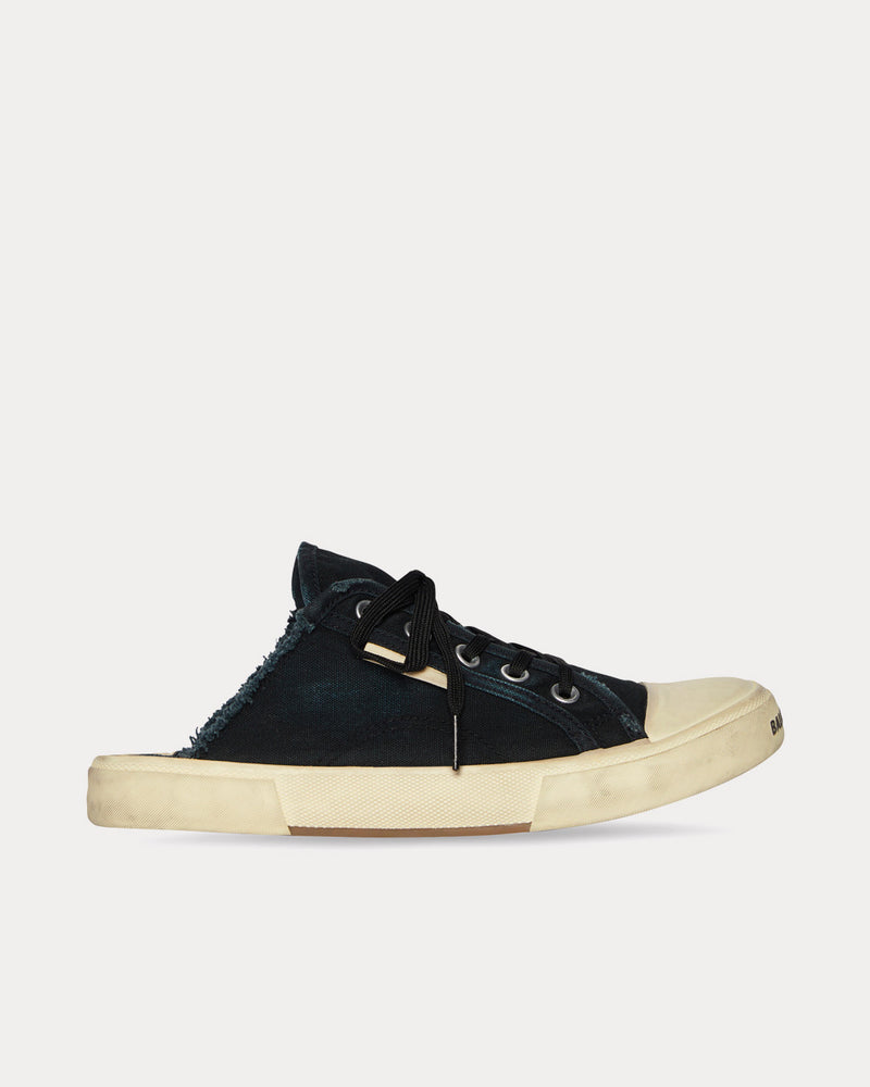 Balenciaga Unisex Paris Mule Black Low Top Sneakers display picture 3