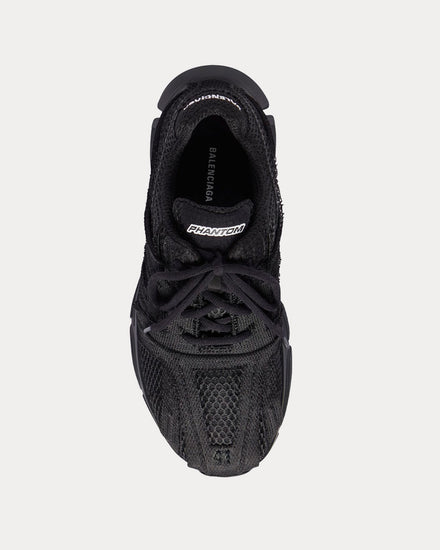 Balenciaga 'Cities Series' Phantom Monocolor Fabric & Mesh Black Low Top Sneakers - 2