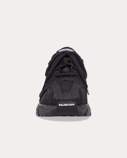Balenciaga 'Cities Series' Phantom Monocolor Fabric & Mesh Black Low Top Sneakers - 3
